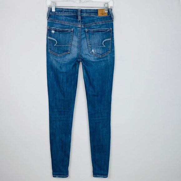 AE Super Stretch X Hi Rise Jegging Jeans 2 - Picture 4 of 10